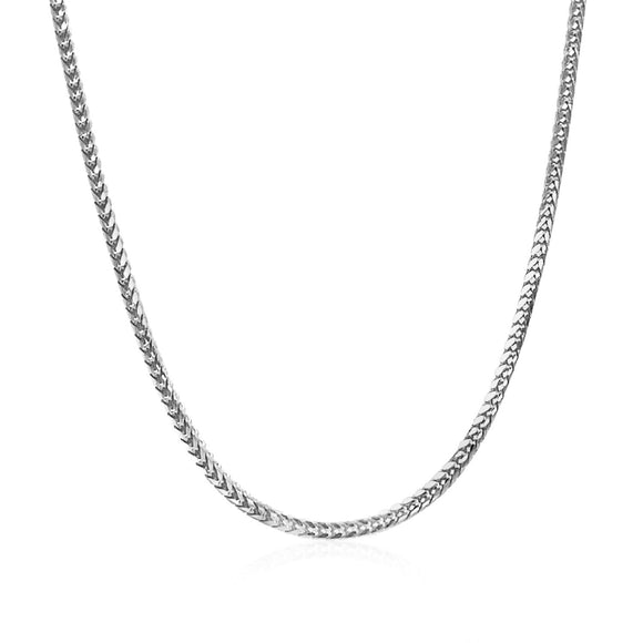 Brand New 18k White Gold Franco Chain (1.60 mm)