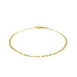 Brand New 10k Yellow Gold Mariner Link Bracelet (1.70 mm)