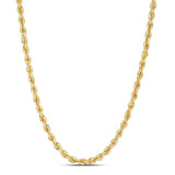 14k Yellow Gold Light Rope Chain (3.7 mm)