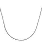 Ice Barrel Chain in 14k White Gold (2.7 mm)