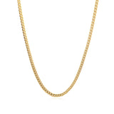 Brand New 14k Yellow Gold Classic Solid Miami Cuban Chain (3.20 mm)