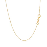 Brand New 14k Yellow Gold Necklace with Interlocking Petite Rectangles