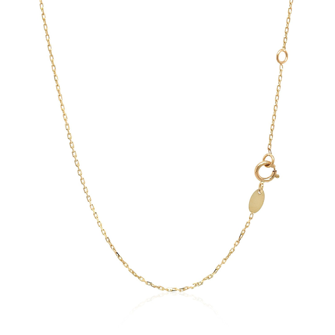 Brand New 14k Tri-Color Gold Rosary Chain Necklace