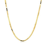 Brand New 14k Yellow Gold Semi Solid Box Chain (1.80 mm)