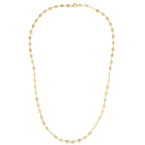 Brand New 14k Yellow Gold Necklace with Polished Circles