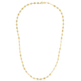 Brand New 14k Yellow Gold Necklace with Polished Circles