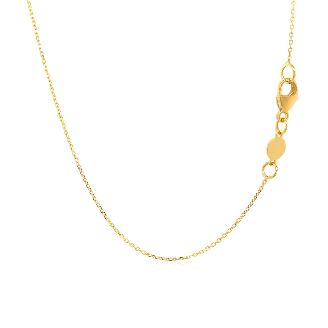 Brand New 14k Yellow Gold Script LOVE Necklace