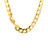 Brand New Solid Curb Chain in 14k Yellow Gold (12.18 mm)