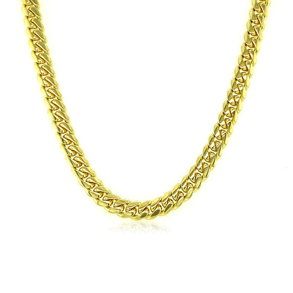 Brand New 10k Yellow Gold Classic Miami Cuban Solid Chain 3.9mm