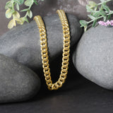 Brand New 10k Yellow Gold Semi Solid Miami Cuban Chain (6.10 mm)