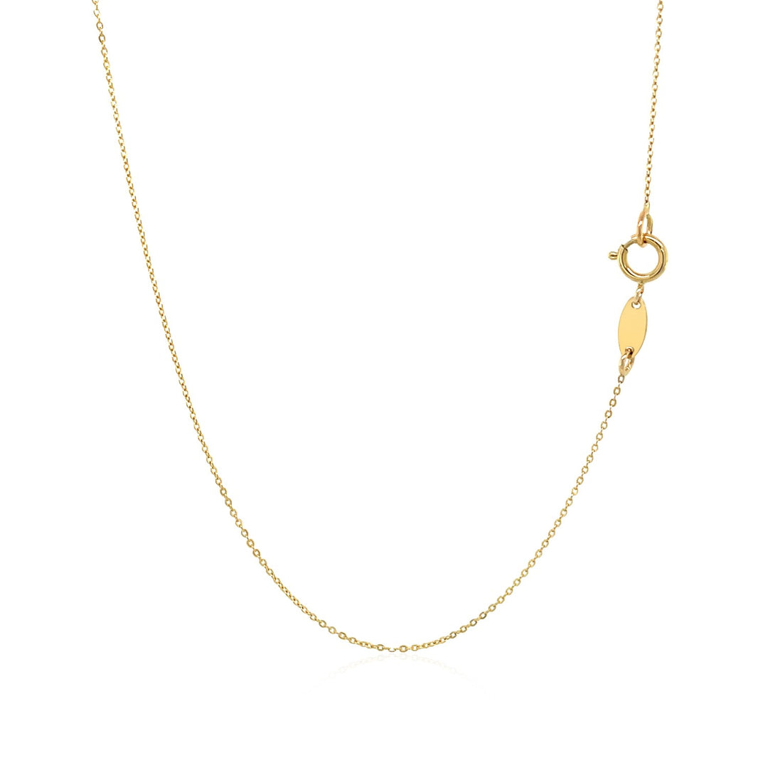 Brand New 14k Yellow Gold Necklace with Five Pointed Star