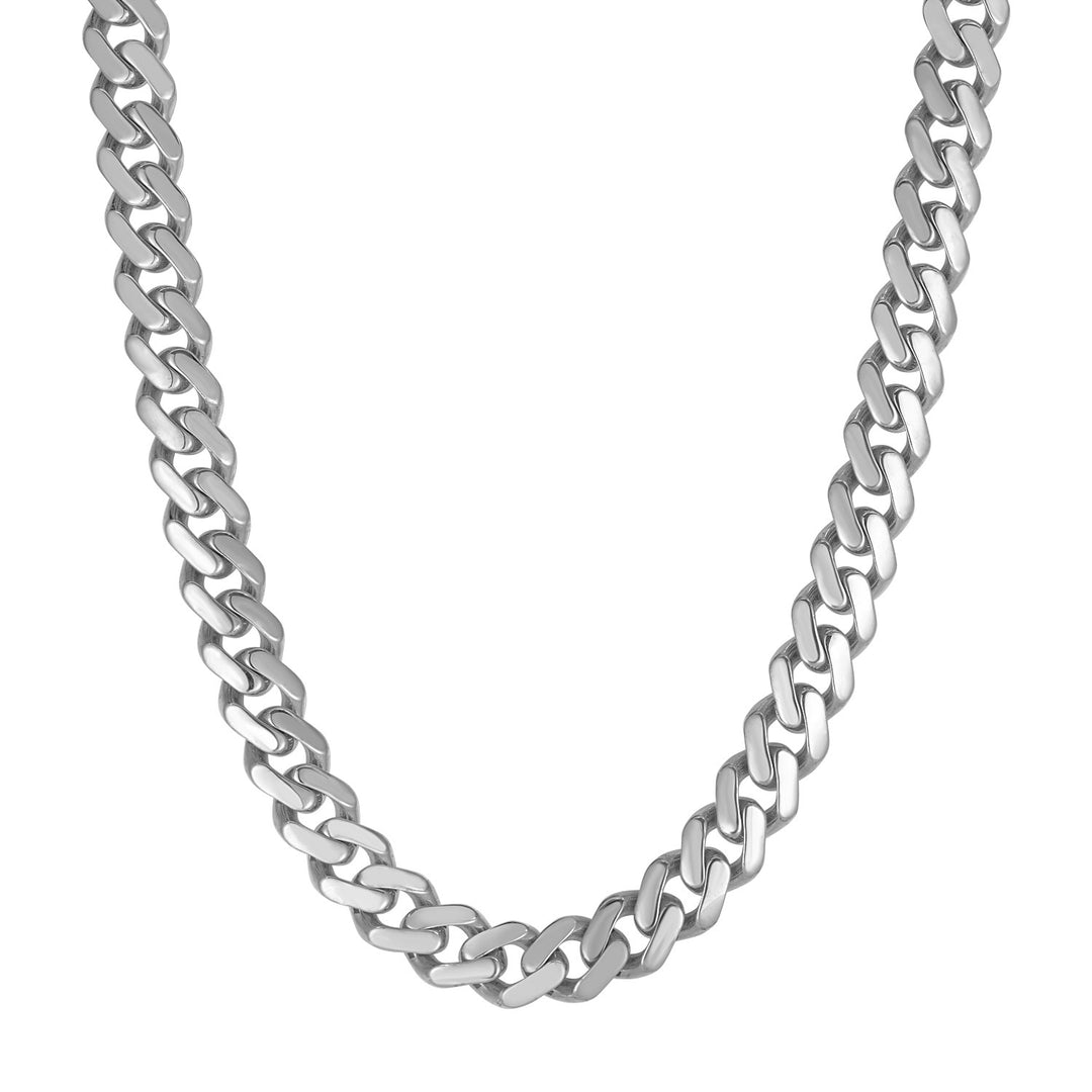 Brand New 14k White Gold 22 inch Polished Curb Chain Necklace