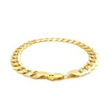 Brand New 10k Yellow Gold Curb Bracelet (8.20 mm)