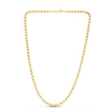 Brand New Moon Cut Bead Chain in 14k Yellow Gold (4.00 mm)