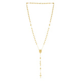 Brand New 14K Yellow Gold Rosary Necklace