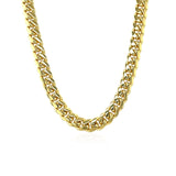 Brand New 14k Yellow Gold Classic Miami Cuban Solid Chain (4.90 mm)