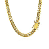 Brand New 14k Yellow Gold Classic Miami Cuban Solid Chain (4.90 mm)