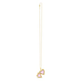 Brand New 14k Yellow Gold Diamond Heart Locket Necklace