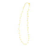 Brand New 14K Yellow Gold Necklace with Dangling Stars