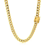 Brand New 10k Yellow Gold Semi Solid Miami Cuban Chain (5.00 mm)