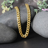 Brand New 10k Yellow Gold Semi Solid Miami Cuban Chain (6.60 mm)