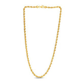 Brand New 14k Yellow Gold Light Rope Chain (4.30 mm)