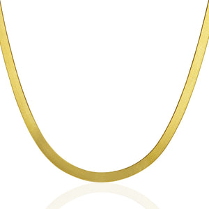 Brand New Imperial Herringbone Chain in 10k Yellow Gold (5.00 mm)