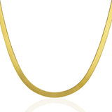 Brand New Imperial Herringbone Chain in 10k Yellow Gold (5.00 mm)