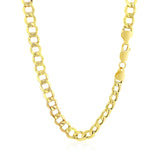 Brand New 10k Yellow Gold Curb Chain (6.20 mm)