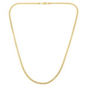 Brand New Ice Barrel Chain in 14k Yellow Gold (3.10 mm)