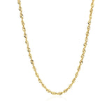 14k Yellow Gold Light Rope Chain (2.5 mm)