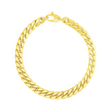 Brand New 14K Yellow Gold Cuban Link Bracelet (5.90 mm)