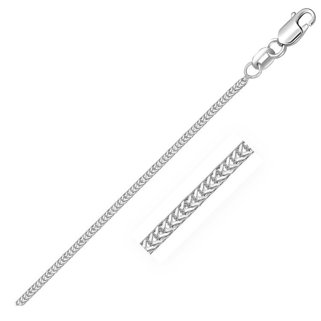 Brand New 14k White Gold Foxtail Chain (1.00 mm)