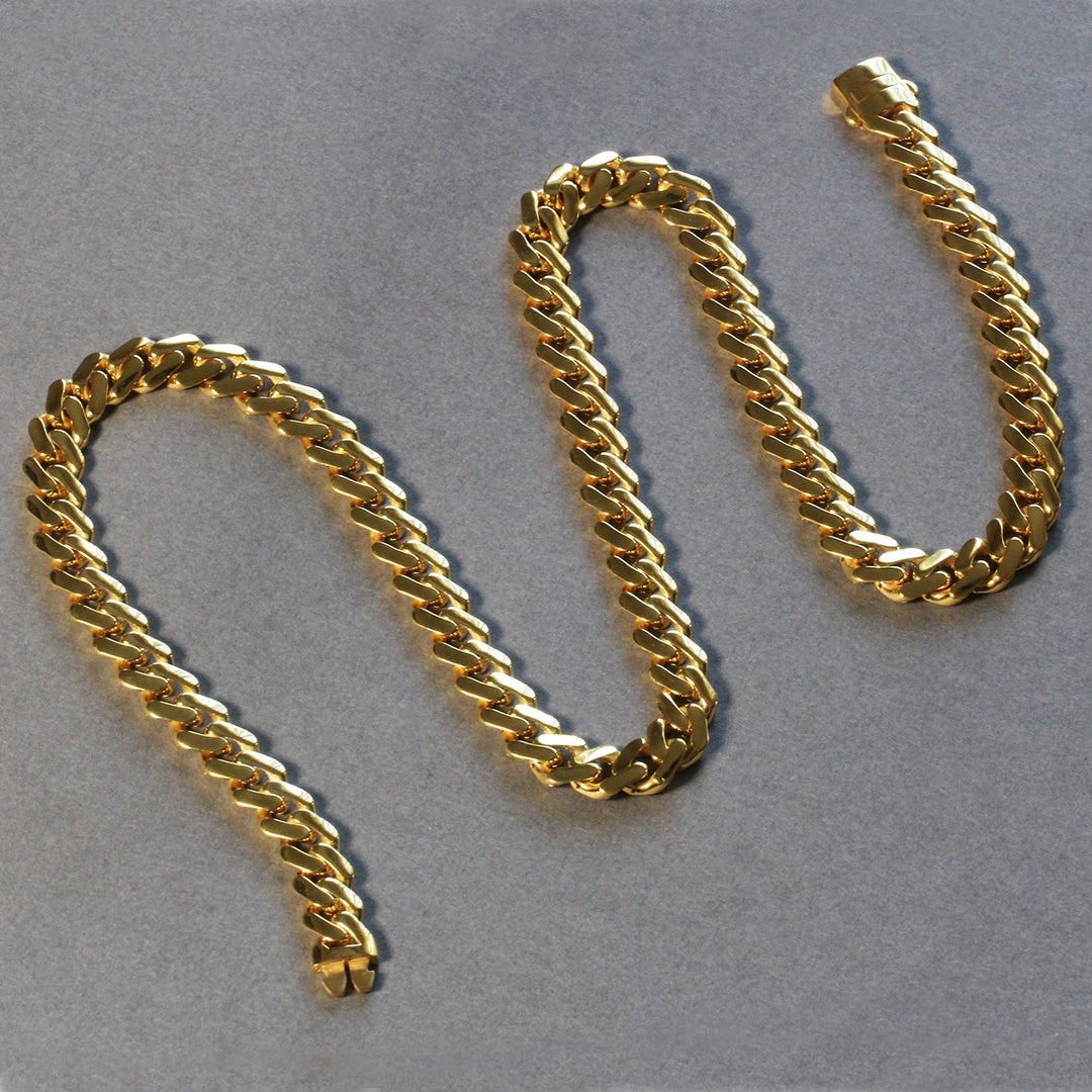 Brand New 14k Yellow Gold 22 inch Polished Curb Chain Necklace