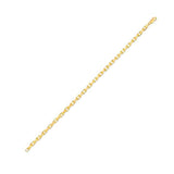 Brand New 14k Yellow Gold French Cable Chain Bracelet  (3.60 mm)