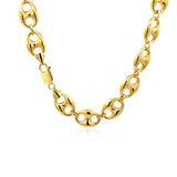 Brand New 14k Yellow Gold Puffed Mariner Link Chain (11.00 mm)