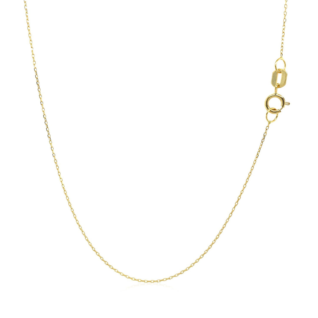 Brand New 14k Yellow Gold Necklace with Moon