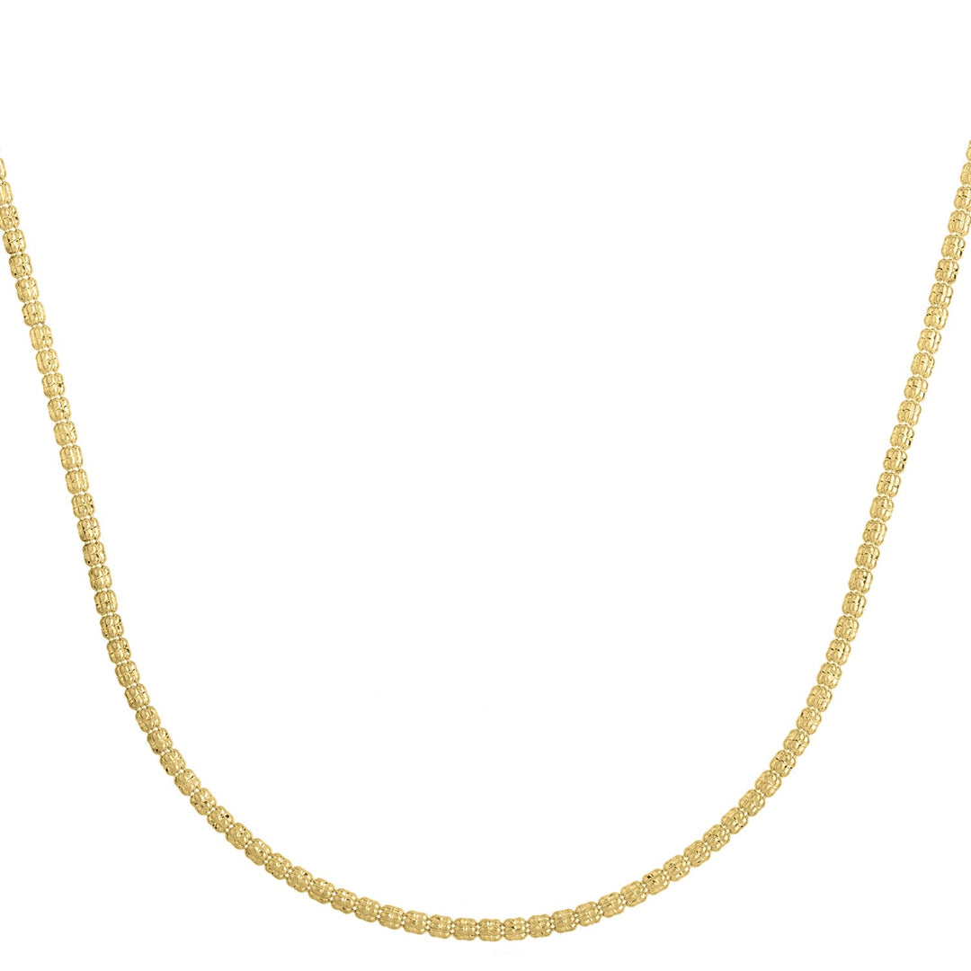 Brand New Ice Barrel Chain in 14k Yellow Gold (2.70 mm)