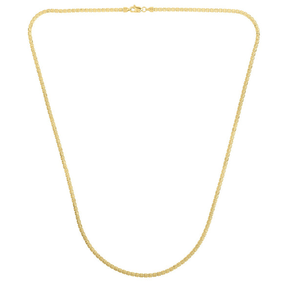 Brand New Ice Barrel Chain in 14k Yellow Gold (2.70 mm)