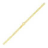 Brand New 14K Yellow Gold Paperclip Bracelet  (2.50 mm)