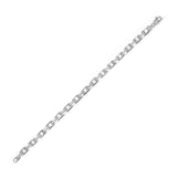 Brand New 14k White Gold French Cable Chain Bracelet  (4.80 mm)