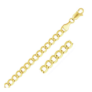 Brand New 10k Yellow Gold Curb Chain (5.30 mm)