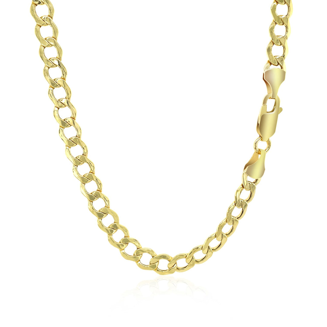 Brand New 10k Yellow Gold Curb Chain (5.30 mm)