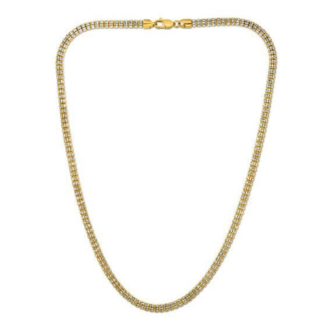 Brand New Ice Barrel Chain in 14k Yellow Gold (4.25 mm)