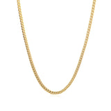 Brand New 10k Yellow Gold Classic Solid Miami Cuban Chain (3.20 mm)