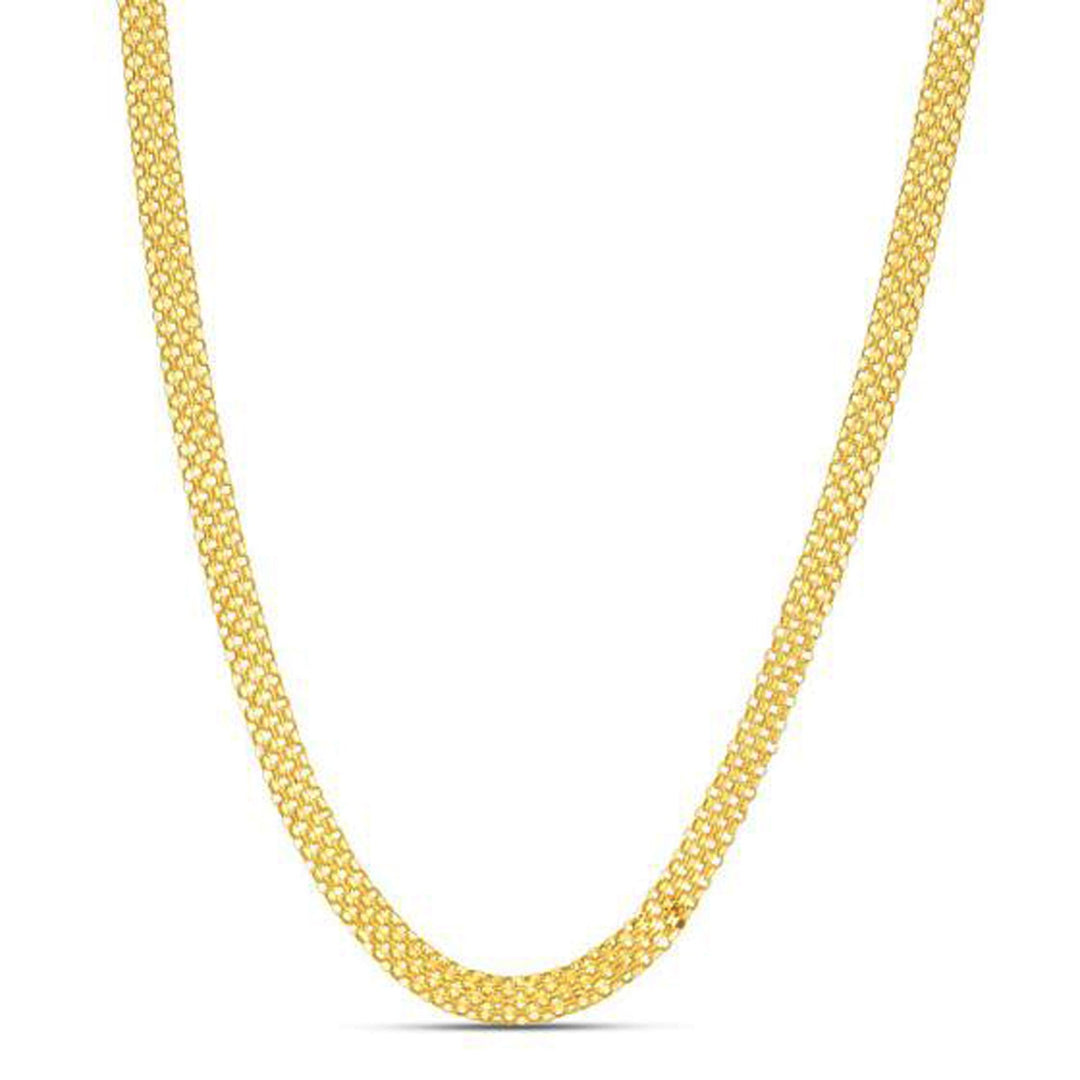 Brand New 14k Yellow Gold Bismark Chain (4.70 mm)