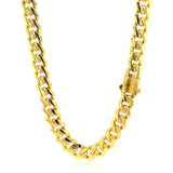 Brand New 14k Yellow Gold Polished Miami Cuban Chain Necklace