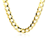 Brand New Solid Curb Chain in 14k Yellow Gold (11.23 mm)