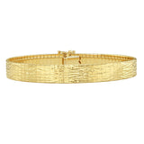 Brand New 14k Yellow Gold Glacier Bracelet (8.10 mm)