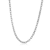 Brand New 14k White Gold French Cable Link Chain (2.50 mm)